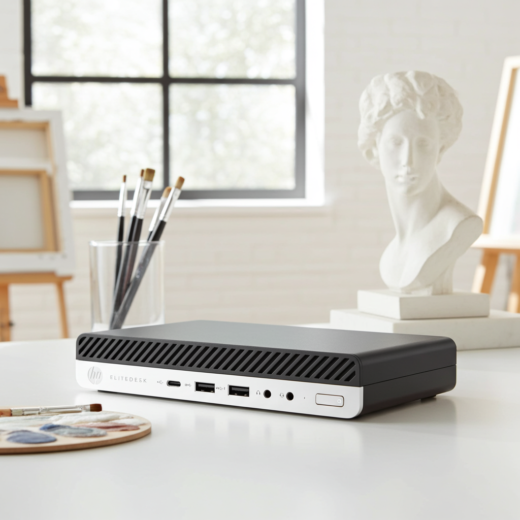 HP EliteDesk 800 G3 Mini i5-7500 16GB 480GB M.2 + Teclado y Mouse